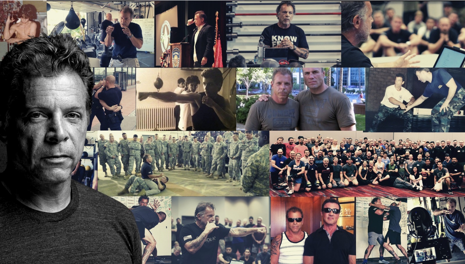 Four decades of Tony Blauer's work — coaching civilians, athletes, law enforcement and military.